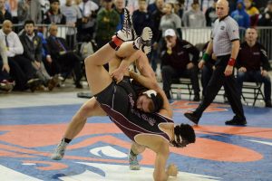 clark county state wrestling Union junior Danny Snediker