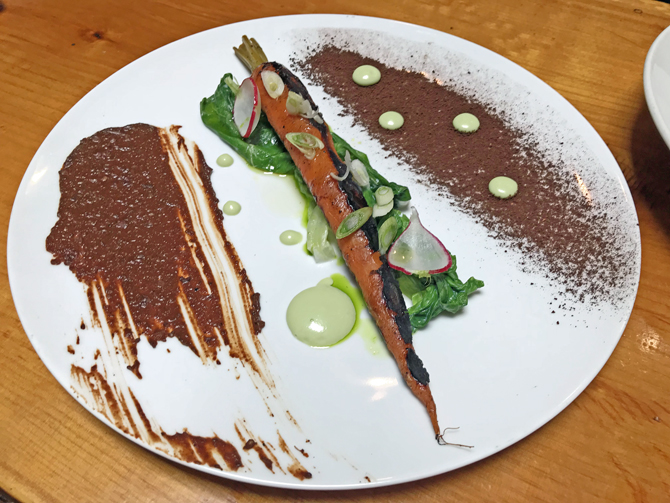 Chef Miguel Sosa Vancouver roasted carrot