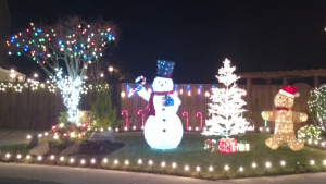 Christmas Lights Vancouver culdesac lights