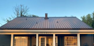 The-Olde-Library-Inn Ridgefield-bed and breakfast-at-dusk