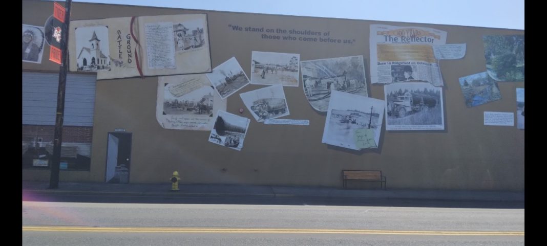Battle-Ground-Snapshots-In-Time-Mural-Painted-By-Kara-Krieger-McGhee